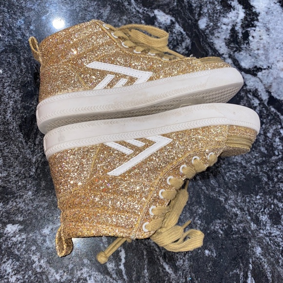 Gold Kids Billy Zip-around Runners Size 1 - Picture 5 of 9